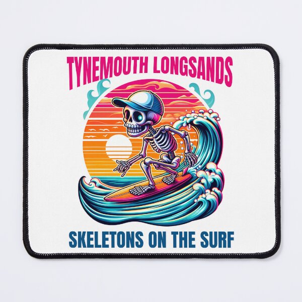 Item preview, Tynemouth Longsands Skeletons On The Surf designed and sold by MerchByCraig.