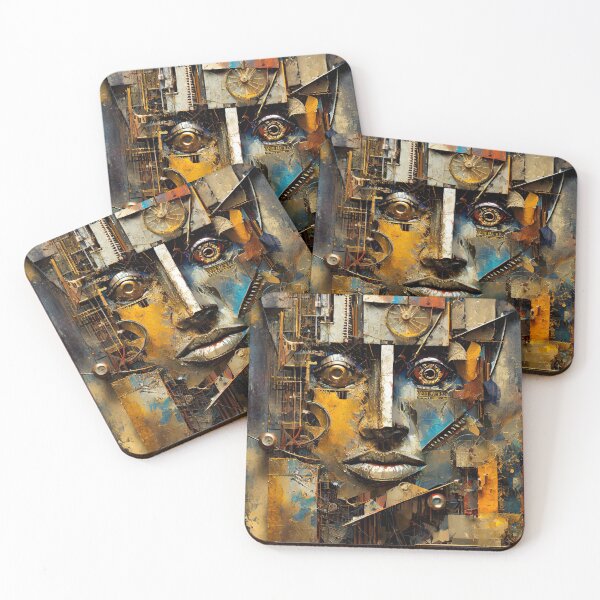 Item preview, Abstract Metal Collage designed and sold by drawbey.