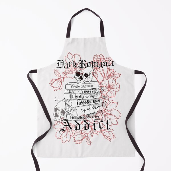 Item preview, Dark Romance Addict - Book Lover Sticker, Books, Skulls, Flowers, Trigger Warnings, Dark Romance tropes, Good Girl, BDSM, Obsession, Enemies to Lovers  designed and sold by SSINAMOON.