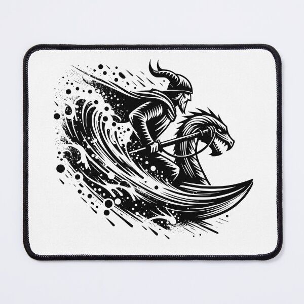Item preview, Drakkar Riding the Waves designed and sold by Belarte.shop.