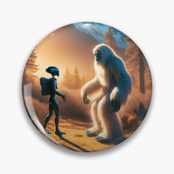 Item preview, Beyond Myths - Alien and Yeti Mountain Encounter designed and sold by leyfinder.