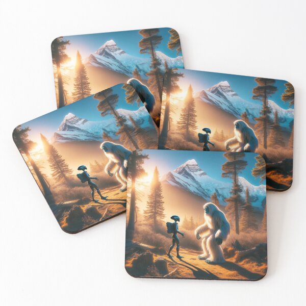 Item preview, Beyond Myths - Alien and Yeti Mountain Encounter designed and sold by leyfinder.