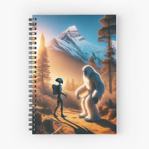 Item preview, Beyond Myths - Alien and Yeti Mountain Encounter designed and sold by leyfinder.