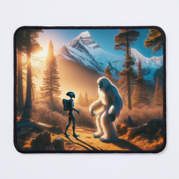Item preview, Beyond Myths - Alien and Yeti Mountain Encounter designed and sold by leyfinder.