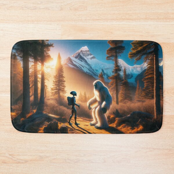 Item preview, Beyond Myths - Alien and Yeti Mountain Encounter designed and sold by leyfinder.