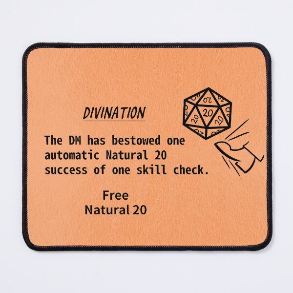 Item preview, DnD Divination Nat 20 designed and sold by Zaije.