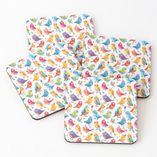 Item preview, colorful birds seamless pattern, birds, seamless, pattern, nature, wildlife designed and sold by Angpau.