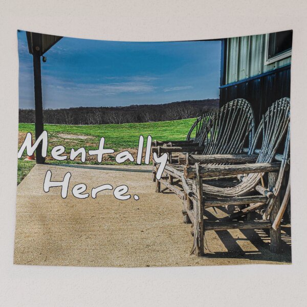 Item preview, Mentally Here designed and sold by YHWH Photography.