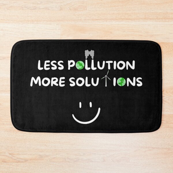 Item preview, Less Pollution More Solutions Sustainable Development Art designed and sold by RedOrBlueIts4U.