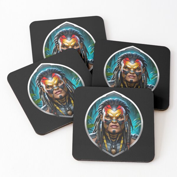 Item preview, Cool Alien Jungle Predator Warrior designed and sold by TheArtOfPat.