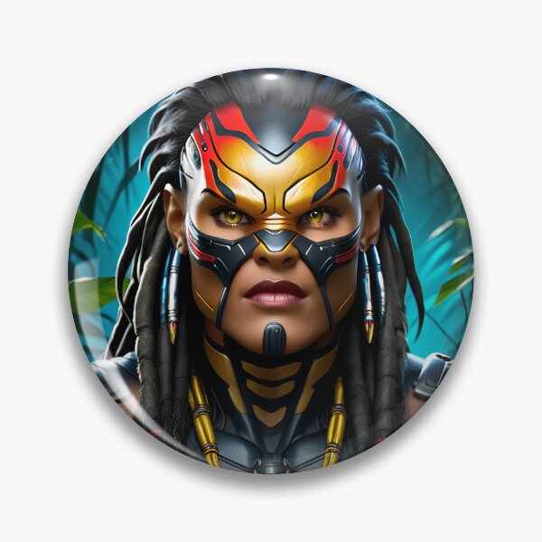 Item preview, Cool Alien Jungle Predator Warrior designed and sold by TheArtOfPat.