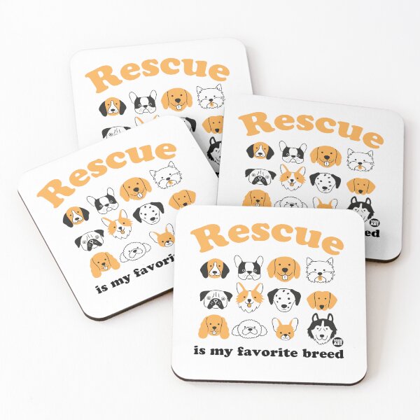 Artikelvorschau, rescue is my favorite breed entworfen und verkauft von TODD GOLDMAN.