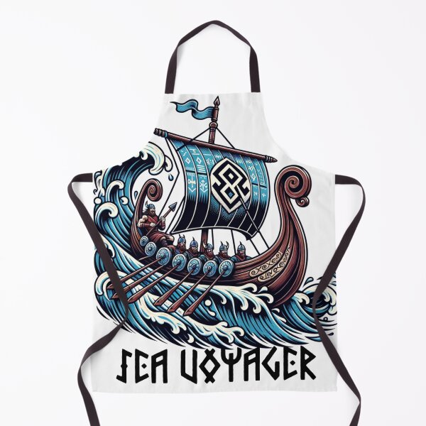 Item preview, Drakkar Riding the Waves designed and sold by Belarte.shop.