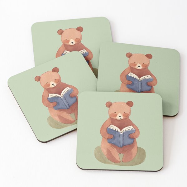 Item preview, Cute Bear Reading a Book designed and sold by FarmOfCuties.