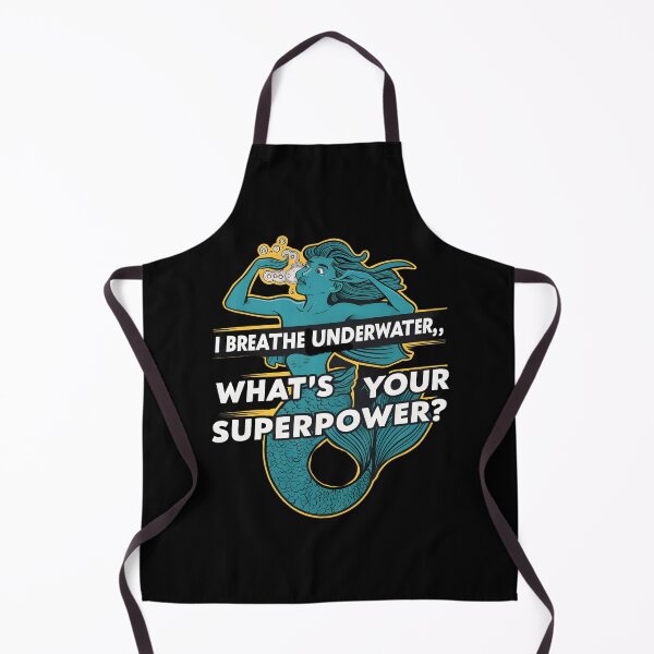 Item preview, I Breathe Underwater. What's Your Super Power?, Funny Diver designed and sold by JustCrafted.