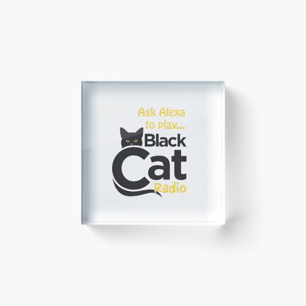 Item preview, Ask Alexa to play Black Cat Radio Collection designed and sold by blackcatradio.