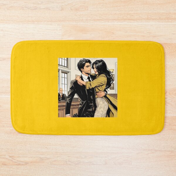 Item preview, Chet Abernathy and Valerie Mabel - Courtroom - Character Art designed and sold by AmberRoseWrites.