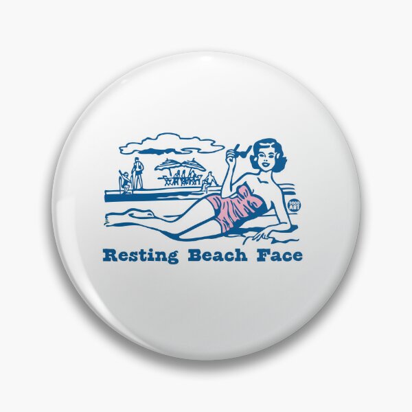 Item preview, RESTING BEACH FACE designed and sold by TODD GOLDMAN.