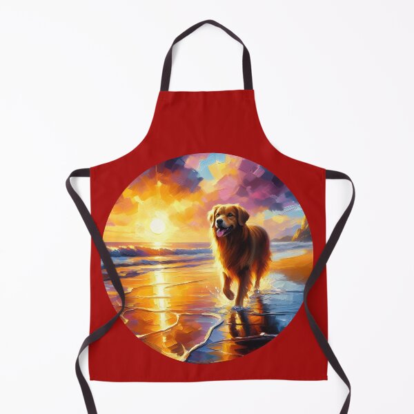 Item preview, DOG WALKING ON THE BEACH designed and sold by Starwebd.