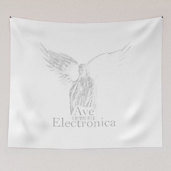 Item preview, ASCii Sancta Maria - Ave Electronica (Black) designed and sold by McNerdic.