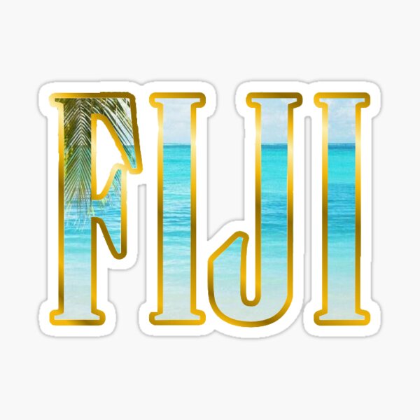 FIJI Beach Sticker