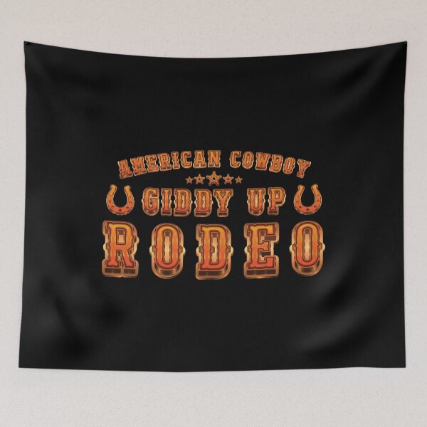 Item preview, American Cowboy Rodeo - Retro designed and sold by Whimsical  Thinker.