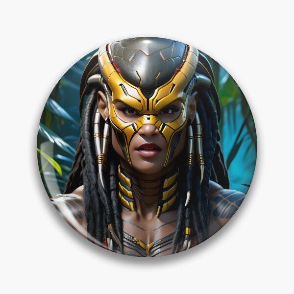 Item preview, Cool Alien Jungle Predator Warrior designed and sold by TheArtOfPat.