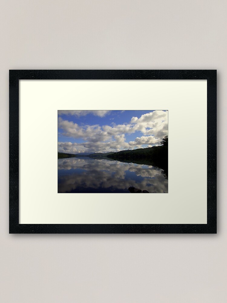 Alternate view of Loch Awe Reflections 8 Framed Art Print