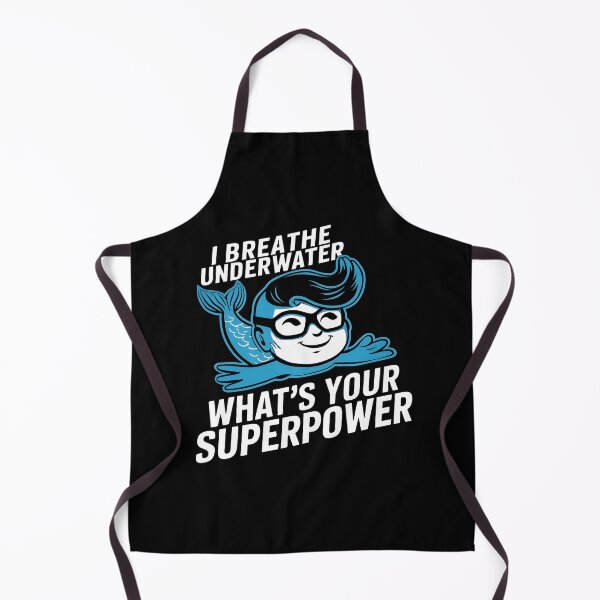 Item preview, I Breathe Underwater. What's Your Super Power?, Funny Diver designed and sold by JustCrafted.