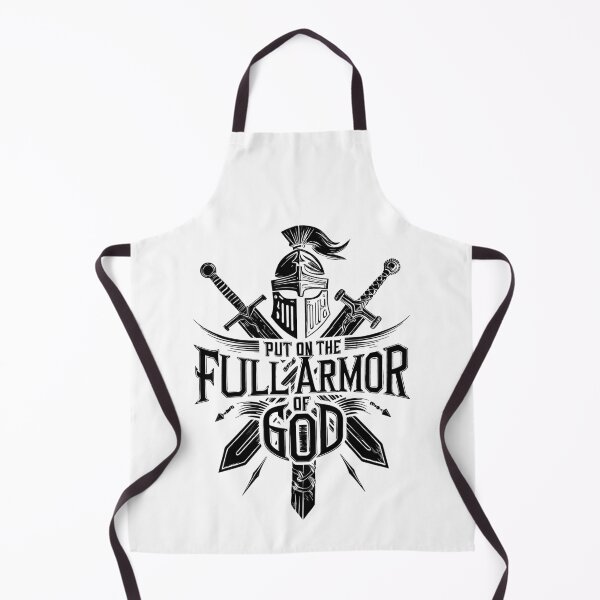 Item preview, Put On the Full Armor Of God. Black And White Swords Faith Men designed and sold by PMCreative.