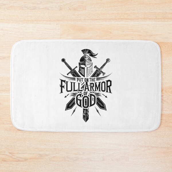 Item preview, Put On the Full Armor Of God. Black And White Swords Faith Men designed and sold by PMCreative.