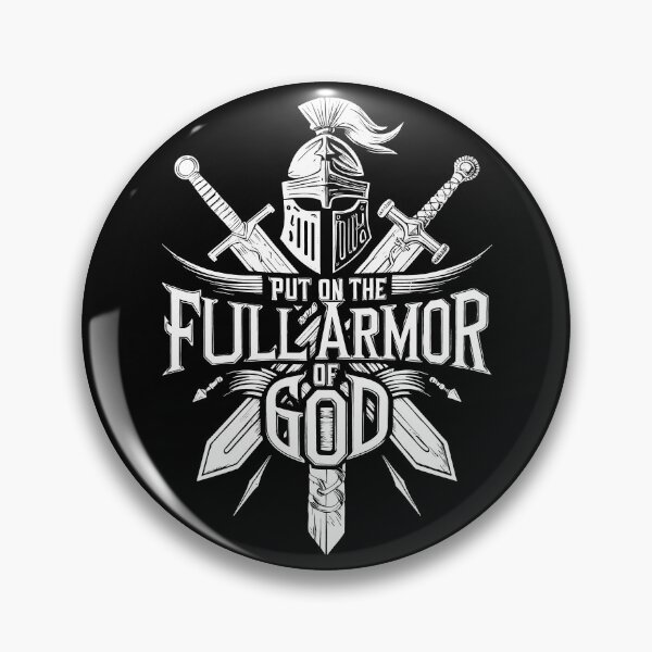 Item preview, Put On The Full Armor Of God. White And Black Swords Faith Men designed and sold by PMCreative.