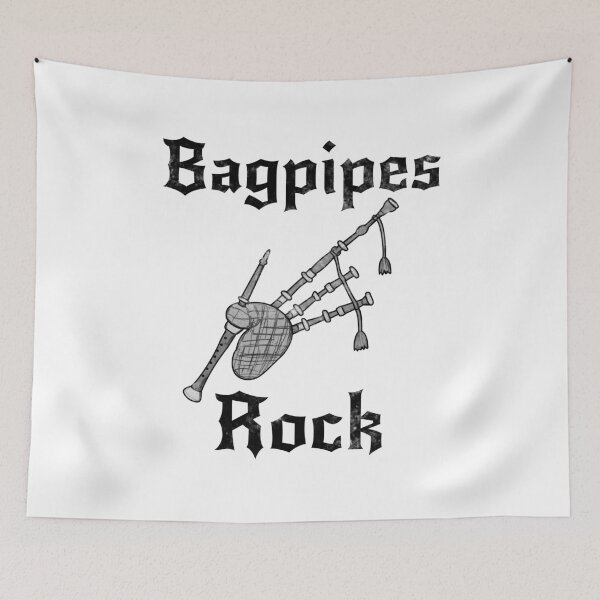 Item preview, Bagpipes Rock, Scottish Musician Rock Goth designed and sold by doodlerob.