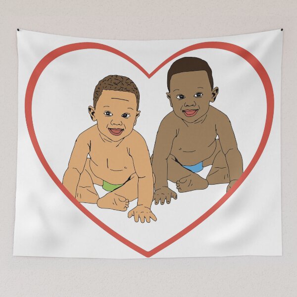 Item preview, Twins In The Hall designed and sold by Wolagno.