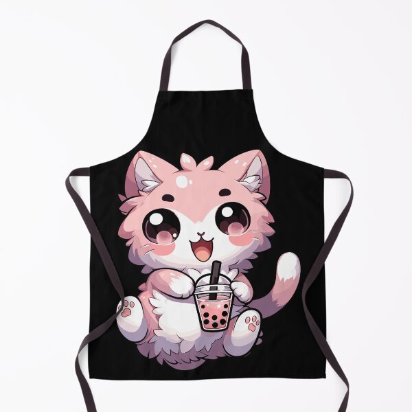 Item preview, kawaii Cat Bubble Tea Anime Kawaii Neko Milktea designed and sold by Artistoos.