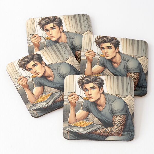 Item preview, Julian Gene Taylor - Mac and Cheese - Character Art designed and sold by AmberRoseWrites.
