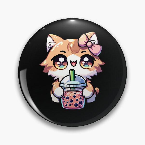 Item preview, Funny Cat Bubble Tea Anime Kawaii Neko Milktea designed and sold by Artistoos.