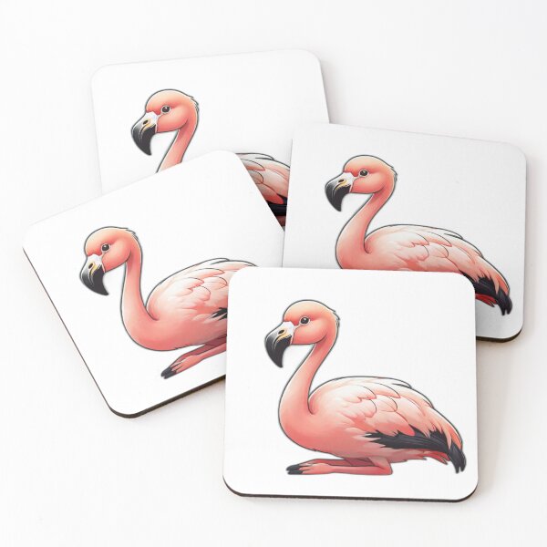 Item preview, Kawaii Flamingo designed and sold by NeatThingLover.