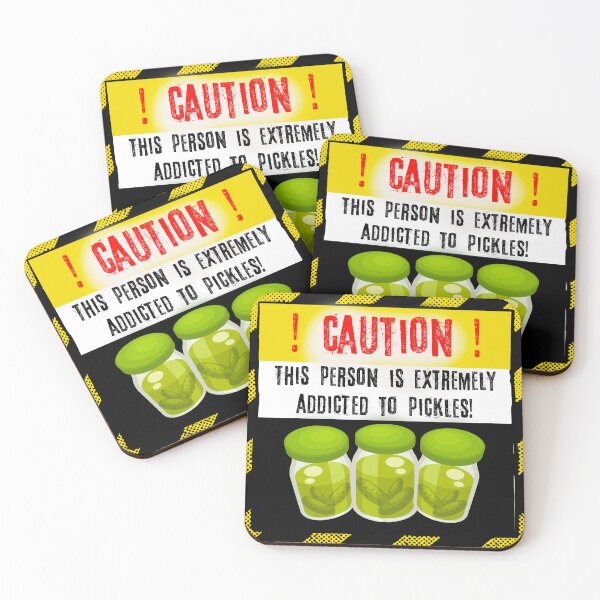 Item preview, CAUTION : ADDICTED TO PICKLES designed and sold by Shloo.