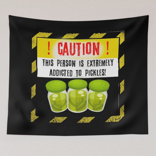 Item preview, CAUTION : ADDICTED TO PICKLES designed and sold by Shloo.