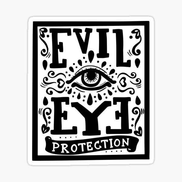 Evil Eye Protection Sticker