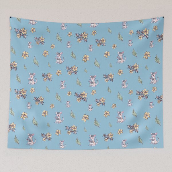 Item preview, Rue Roo Serenity - Tranquil Kangaroo Rue Pattern designed and sold by SPIRIMAL.