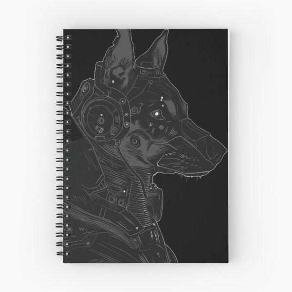 Item preview, Dogmeat Cyberpunk Lineart designed and sold by DorkDome.