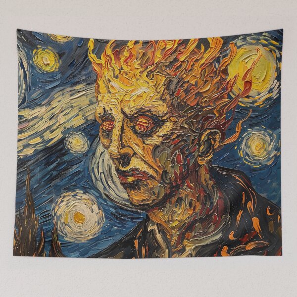 Item preview, Belphegor | Painting in the style of Vincent van Gogh designed and sold by ComicsFactory.