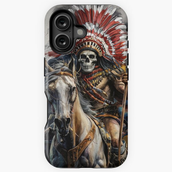 Vista previa del artículo con la obra «Jefe de guerra no-muerto», diseñado y vendido por AIEverything.