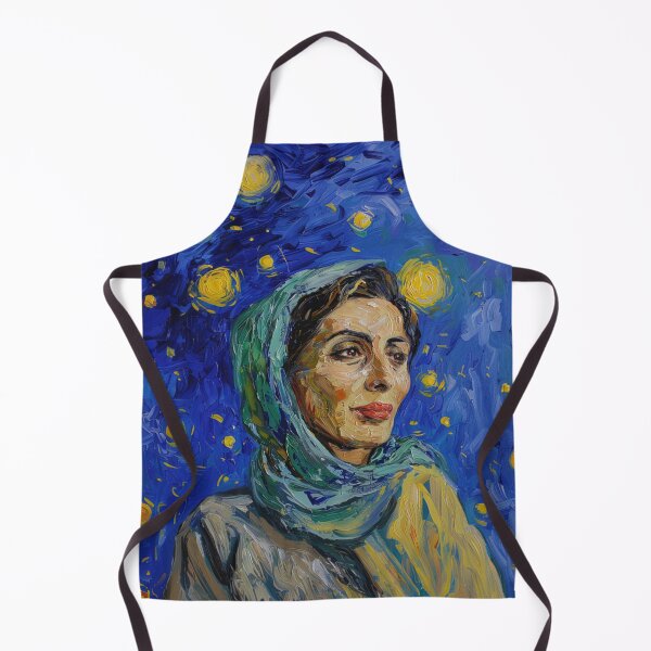 Item preview, Benazir Bhutto | Painting in the style of Vincent van Gogh designed and sold by ComicsFactory.