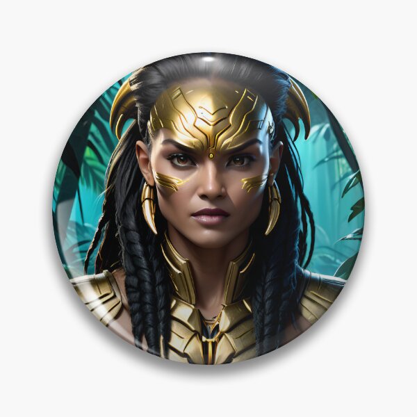 Item preview, Cool Alien Jungle Predator Warrior designed and sold by TheArtOfPat.