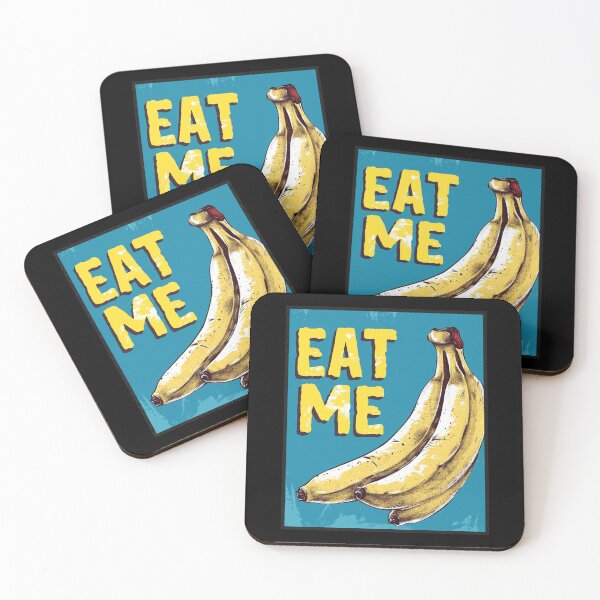 Item preview, Eat Me Bananas Fun Diner Poster designed and sold by SplendidThings.