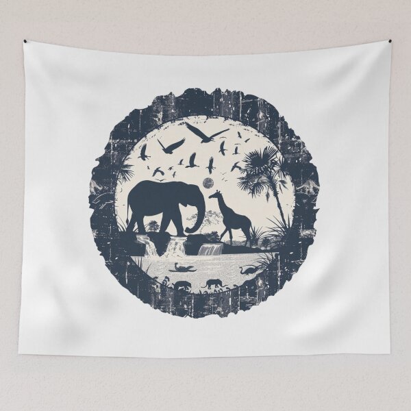 Item preview, Navy Safari Circle Design 9 of 9 designed and sold by Jenson Major.