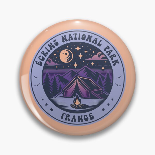 Item preview, Ecrins National Park France Camping Design designed and sold by CynthiaGraphics.